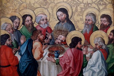 The Last Supper (detail) by Unknown